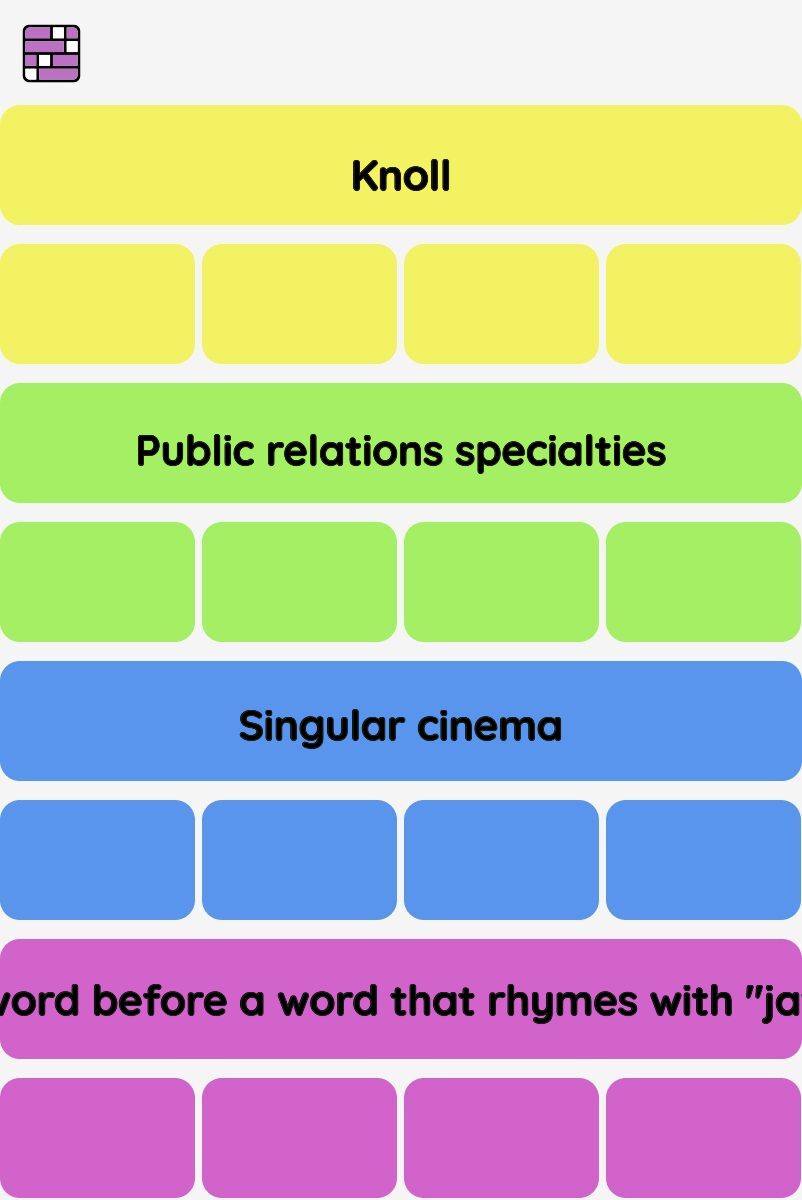 NYT Connections hints and answers today October 17, 2024 #494