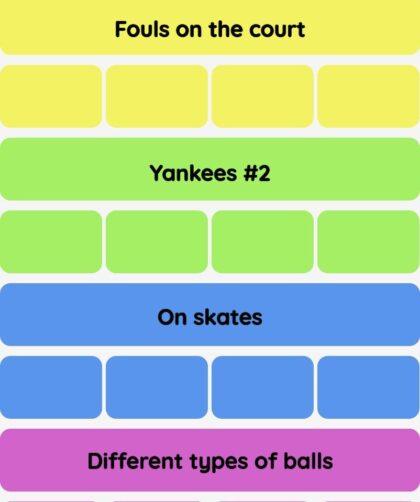Connections NYT - Connections hint -NYT Connections Sports Edition hints and answers today December 18, 2024 #86