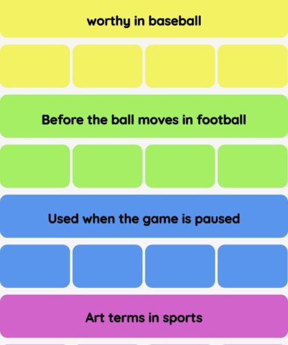 Connections NYT - Connections hint -NYT Connections Sports Edition hints and answers today March 07, 2025 #165