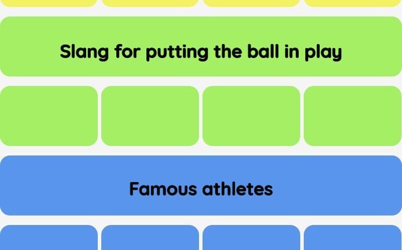 Connections NYT - Connections hint -NYT Connections Sports Edition hints and answers today March 18, 2025 #176