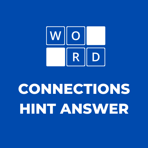 Connections hint answer Logo